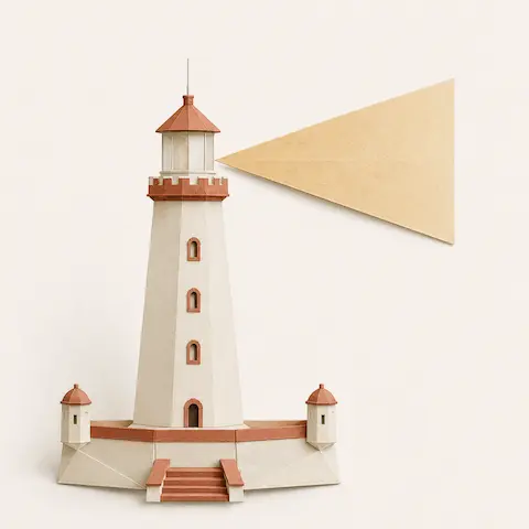 Ícono de Faro de Papel