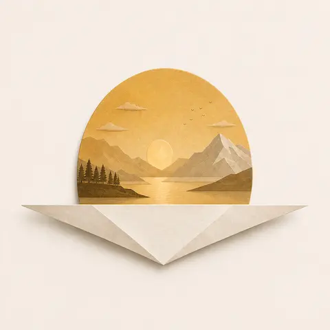 Ícono de Horizonte de Papel